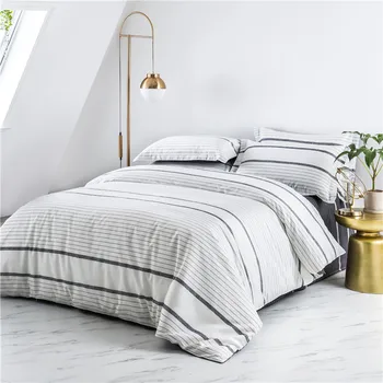 

Cotton Nordic 4Pcs/Set Bedding quilt ins Style Simple 3Pcs Quilt Cover Sheets Pillowcases Bed Lily Sets Comfortable