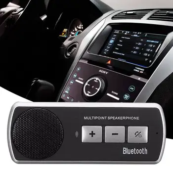 

Car Kit Bluetooth Handsfree Sun Visor Clip Mount In Auto Wireless Speaker Phone Audio Receiver Auto MP3 Player car Accessories