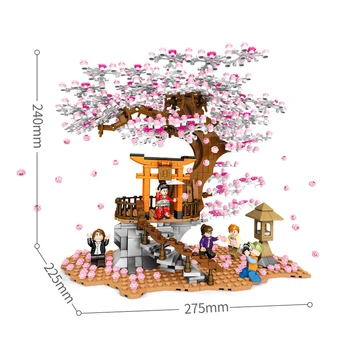 

Compatible lepining City & Friends Series building blocks 601076 Cherry tree kids toys for children
