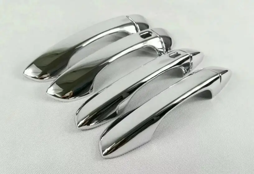 Have hole Автомобильная крышка рамка из палочек лампа отделка дверная ручка из АБС 8 шт. для VW Volkswagen Passat B8 седан вариант Alltrack - Цвет: Have hole