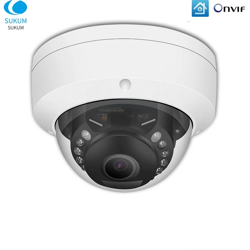

5MP IP Home Camera Dome ONVIF 180 Degree 1.7mm Lens Vandal proof IR Night Vision Surveillance Indoor Camera