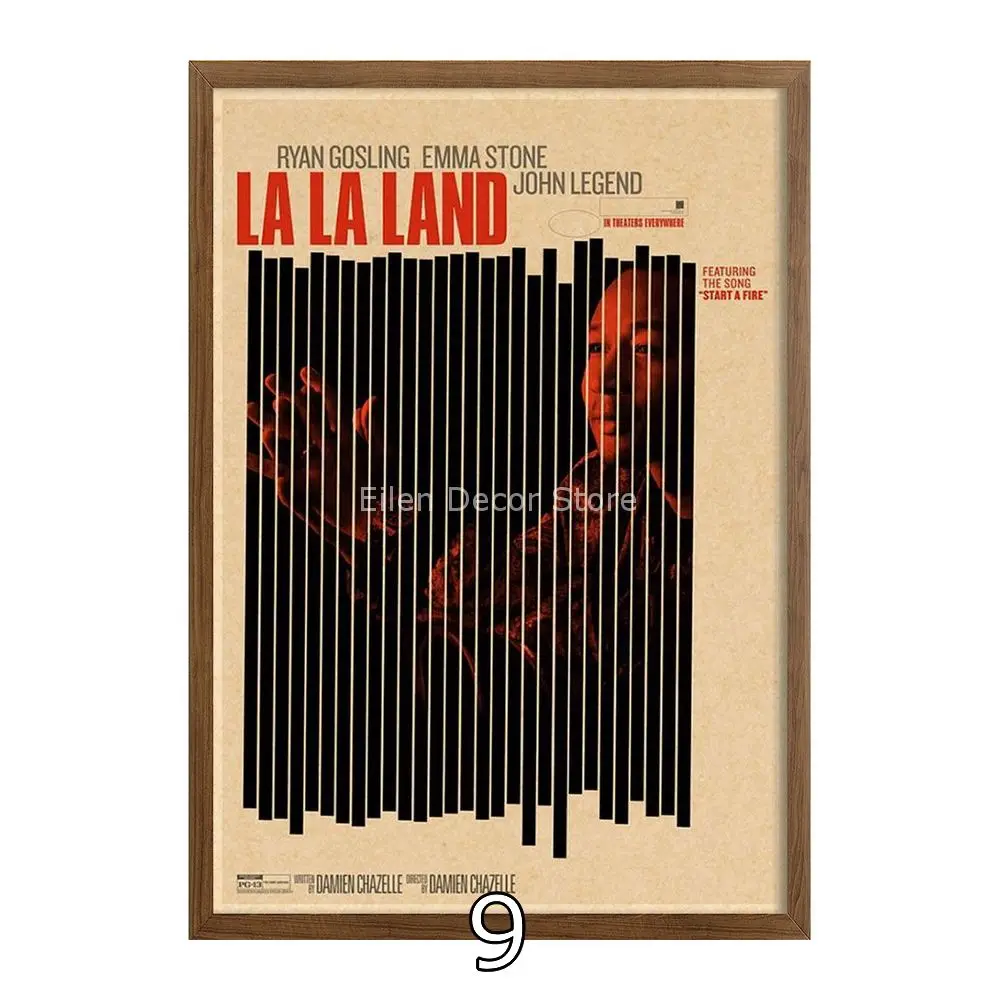 La La Land vintage Wallpaper Art Print Decorative Painting Classics bar  poster Retro Movie Poster Art Printing 42X30cm - AliExpress