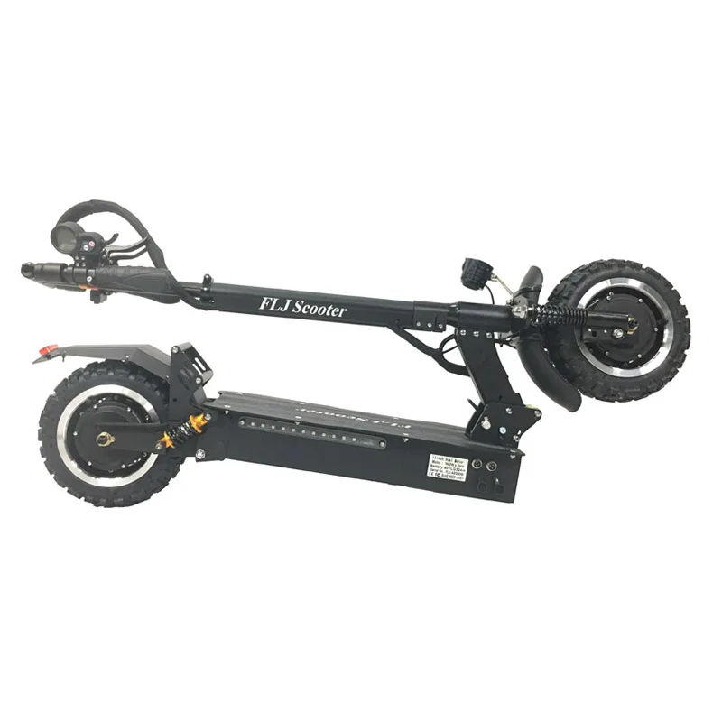 Excellent FLJ Adult Electric Scooter with 60V/3200W Strong Power Kick Scooter fat tire big wheel electric scooters adults with Oil Brake 3