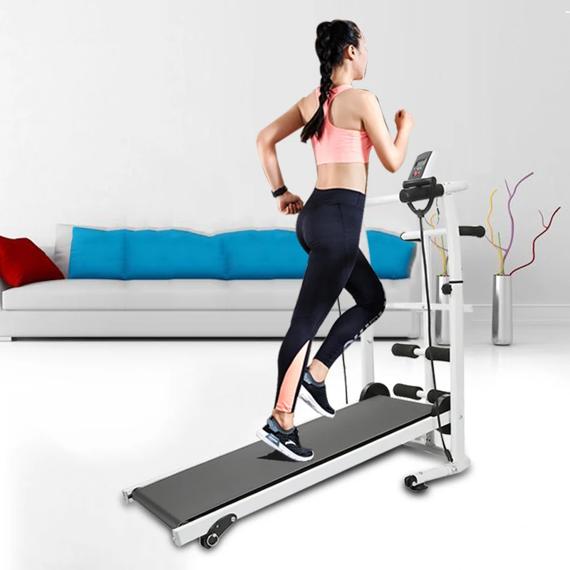 

2020 New Treadmill Folding Mechanical Treadmill Fitness Treadmill Multi-function Silent Fitness Equipment