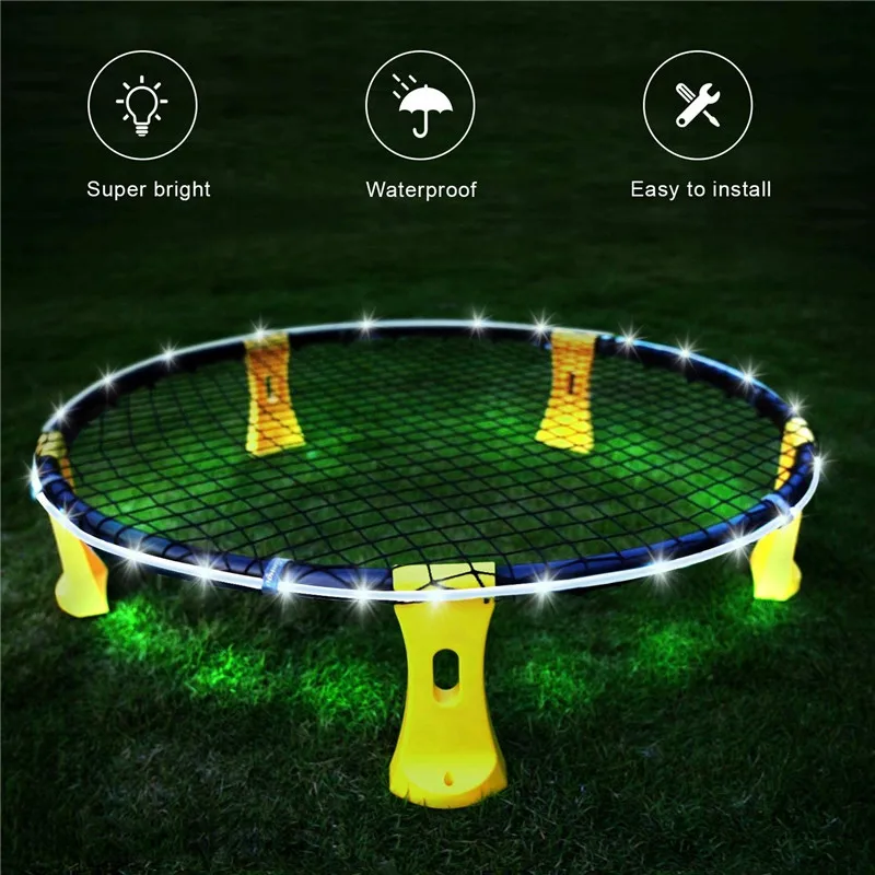 

Beach volleyball lights LED Hoop Lights for Spikeball Game White lamp