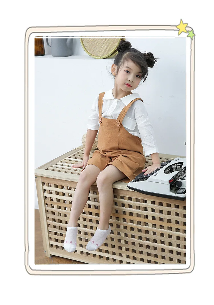 Spring And Summer New Style Children Mesh Breathable Hidden Ankle Socks Wholesale Children Socks Cartoon Pattern Thin No-show So