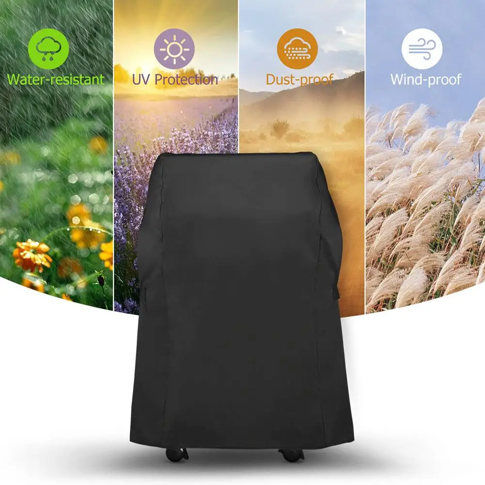 

Heavy Duty Barbecue Water Resistant, Dust Proof Polyester Taffeta Dust-proof Anti-UV Outdoor Protection Gas BBQ Grill Cover