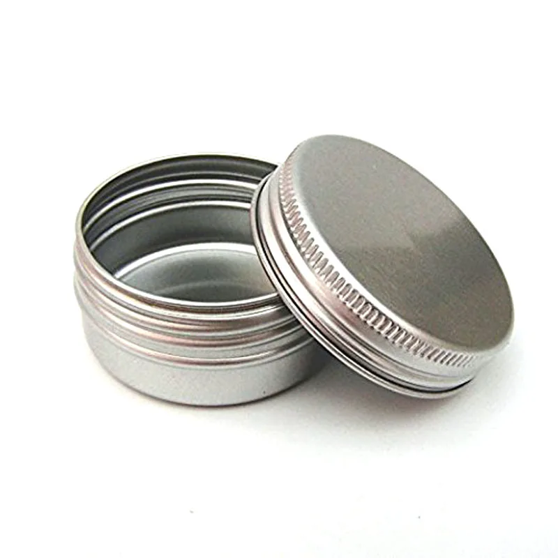 

930Pcs Silver 30g Jars Empty Cosmetic Makeup Cream Lip Balm Gloss Metal Aluminum Tin Containers