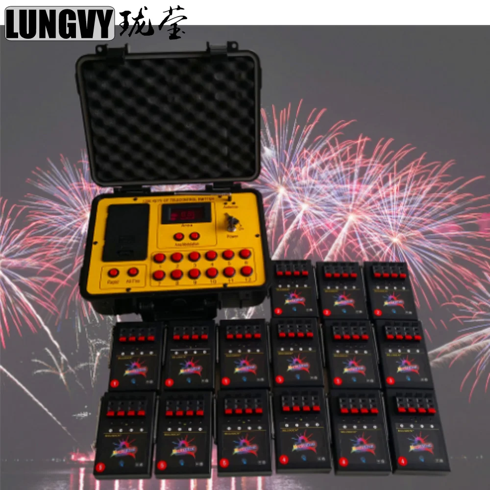 

Free Shipping Wireless Remote Control 1200 Group 60 Channel Cues Transmitter Celebration Igniter Mini Fireworks Fire Device