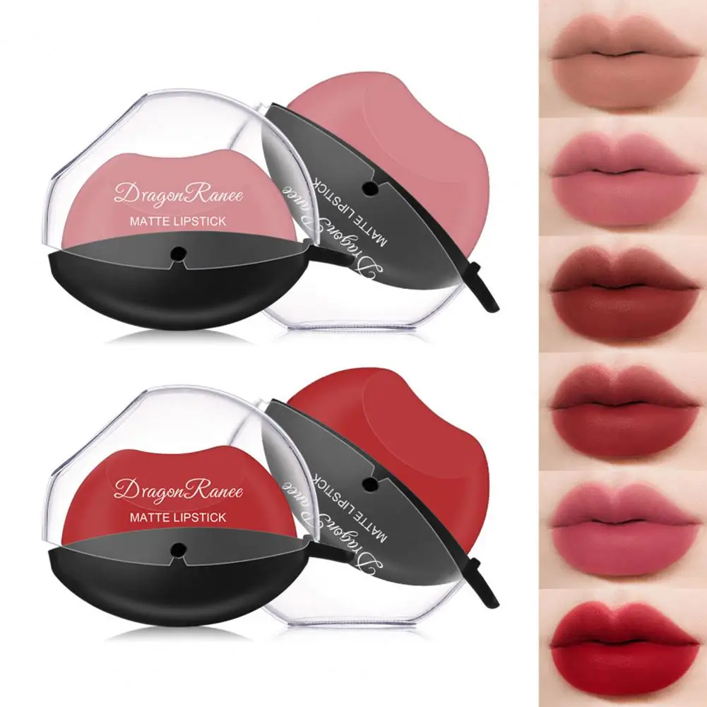 Lipshaped Lipstick Seal Sip Into Makeup Lazy Blush Lipstick Matte