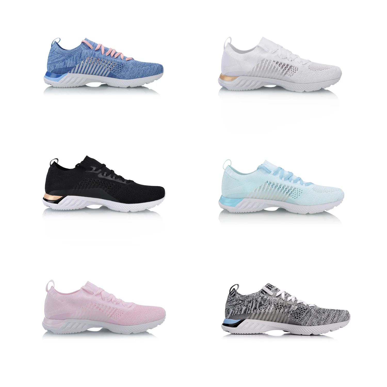 Женские ссветильник кроссовки Li Ning XV дышащие удобные с подкладкой li ning Cloud Lite