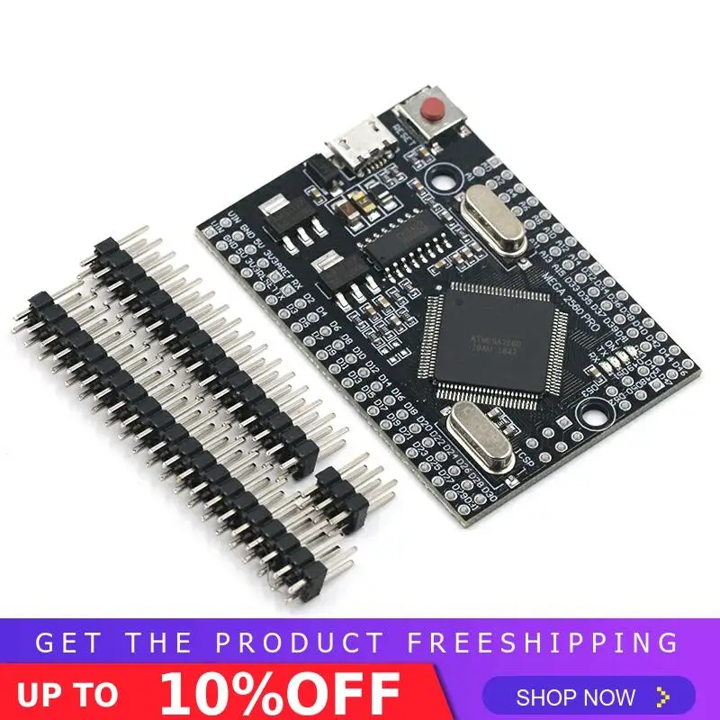 Mega 2560 PRO MINI 5V(встраивание) CH340G ATmega2560-16AU с наконечниками, совместимыми с arduino Mega 2560