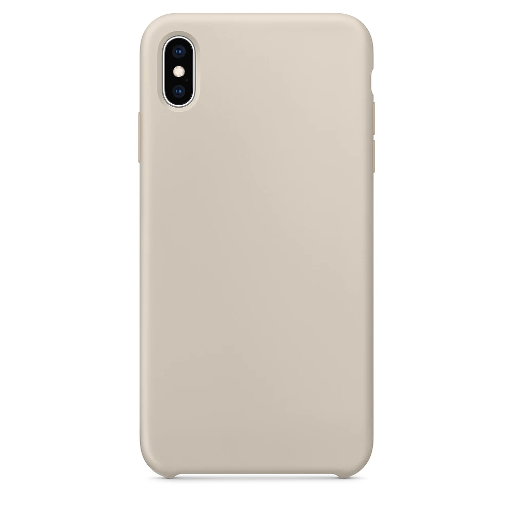 Stone Силиконовый чехол для телефона iPhone 11 Pro X Xs Max XR Чехол с логотипом для iPhone 7 8 6 6s Plus Logo Официальная задняя крышка Apple for iPhone 11Pro X s Max XSMax 6 s Plus 7Plus 8Plus 6Plus 6sPlus - Цвет: Stone