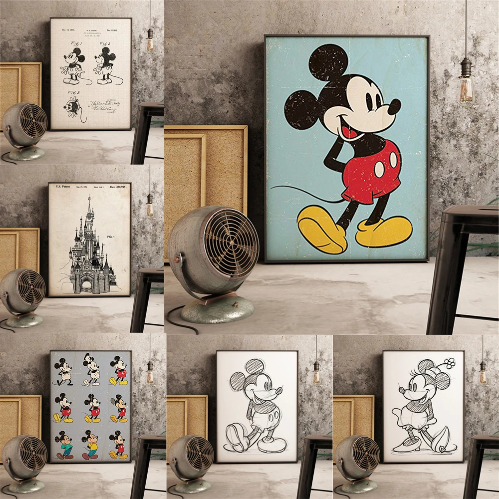 4年保証』 ディズニー アートポスター レトロ fawe.org