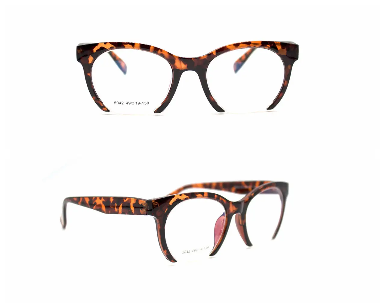 LuckTime, модные женские очки, оправа, повседневные, Ретро стиль, половина оправа, очки для близорукости, оправа для счастливого времени, оправы для оптических очков#5042