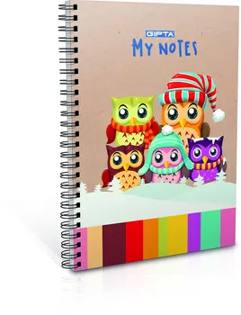 

GIPTA X NOTES SPRALLİ CARTON COVER NOTEBOOK A4 100 LEAF KARELİ