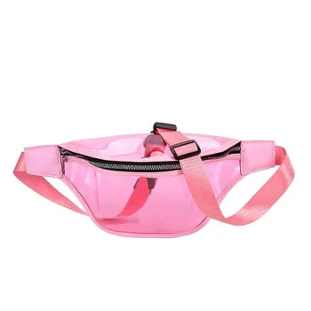

Transparent Women Waist Bag Fanny Pack Belt Bag Pouch Travel Hip Bum Bag Women Small Purse Fashion Clear Female Crossbody Bag