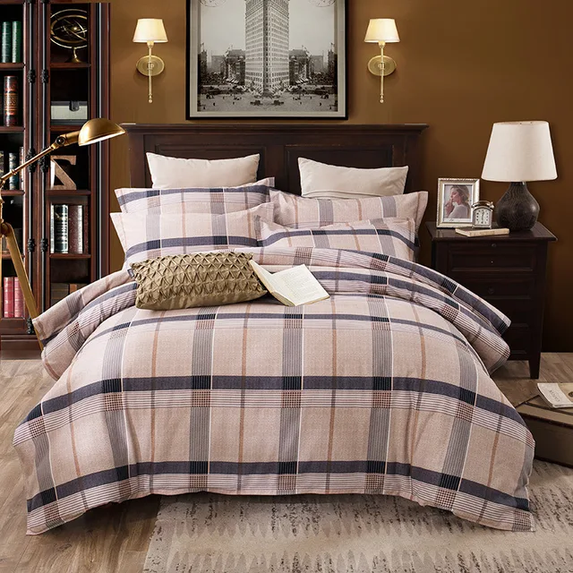 Brushed Cotton Bedding Set 4 Pcs Luxury Bedding Store