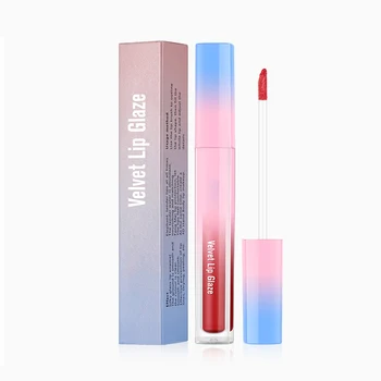

2019 Mirror Matte Lip Glaze Moisturizing Non-Discoloring Waterproof Velvet Matte Lipstick