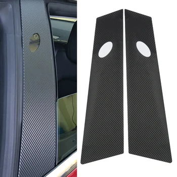

Carbon Stickers Fiber Cover Sticker Anti-scratch For Tesla Model 3 17-19