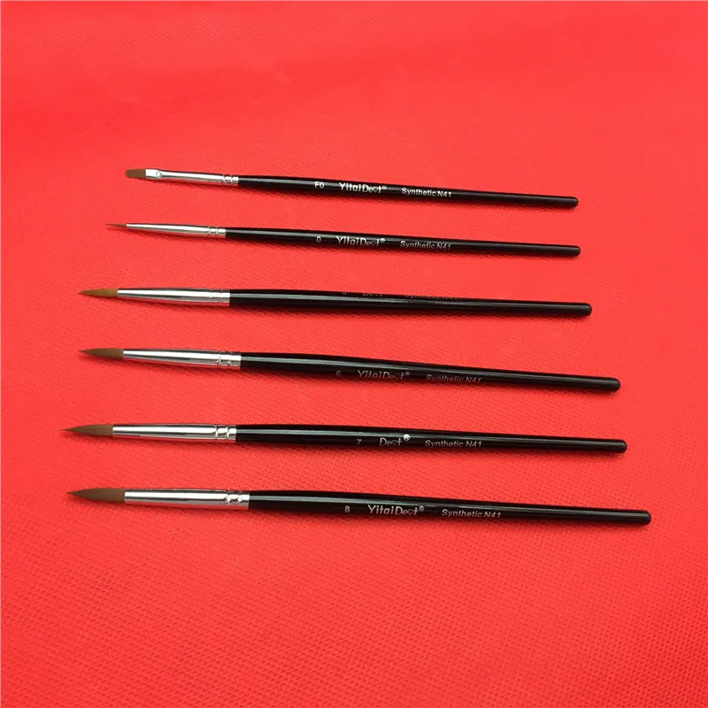 

1pcs Dental Porcelain Brush Pen F0# 0# 5# 6# 7# 8# Dental Lab Equipment