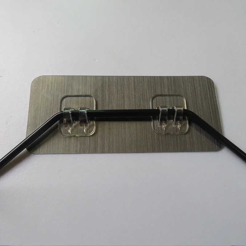 Self Adhesive Hook Wall Mount Hanger Sticker Plastic Waterproof Sticky Anti-slip For Kitchen Bathroom