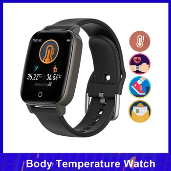 

Body Temperature Monitoring Watch Intelligent Touching 1.3Inch Fitness Tracker Bracelet IP67 Waterproof Smart Wrist Watch