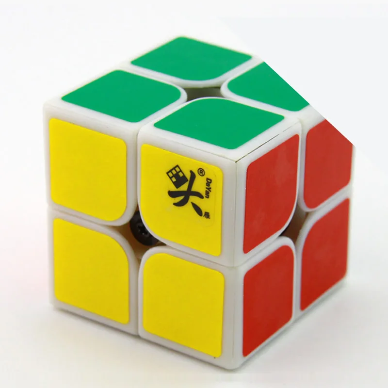 DaYan 2x2x2 кубик руб 2x2 46mm/50mm резкий разворот мозга профессиональный Скорость руб головоломки антистресс Непоседа Образовательных игрушки для мальчиков