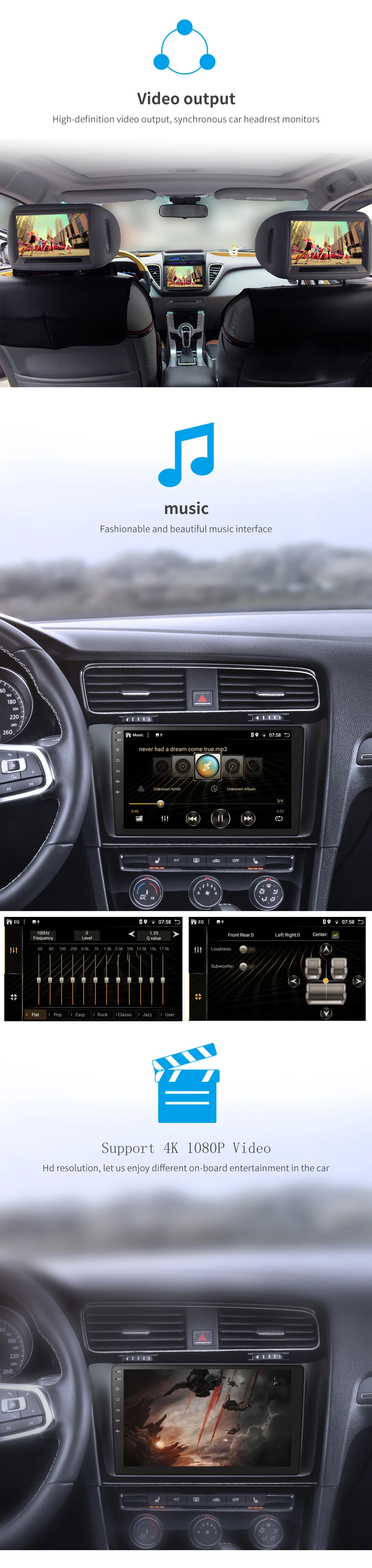 IDOICT 2Din Android 9,0 2.5D ips Автомобильный мультимедийный плеер gps навигация для Nissan для hyundai для Kia для Honda радио стерео