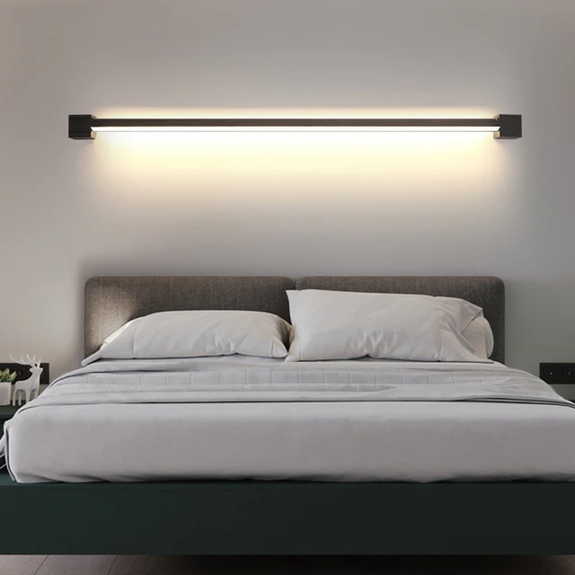 $US $38.43 350° Rotated LED Strip Wall Lighting  Fixtures for Living Room 8W 12W 20W 28W 36W 44W Wall Lamp forBathroom  Bedroom AC110-220V
