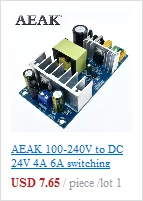 AEAK XL6009 DC-DC усилитель модуль питания модуль Выход Регулируемый супер LM2577 Повышающий Модуль