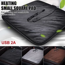 

45x45cm Universal Heated Car Seat Cushion USB Powered Driver Passenger Seat Heating Pad Electric Heating Cushion Winter Warm
