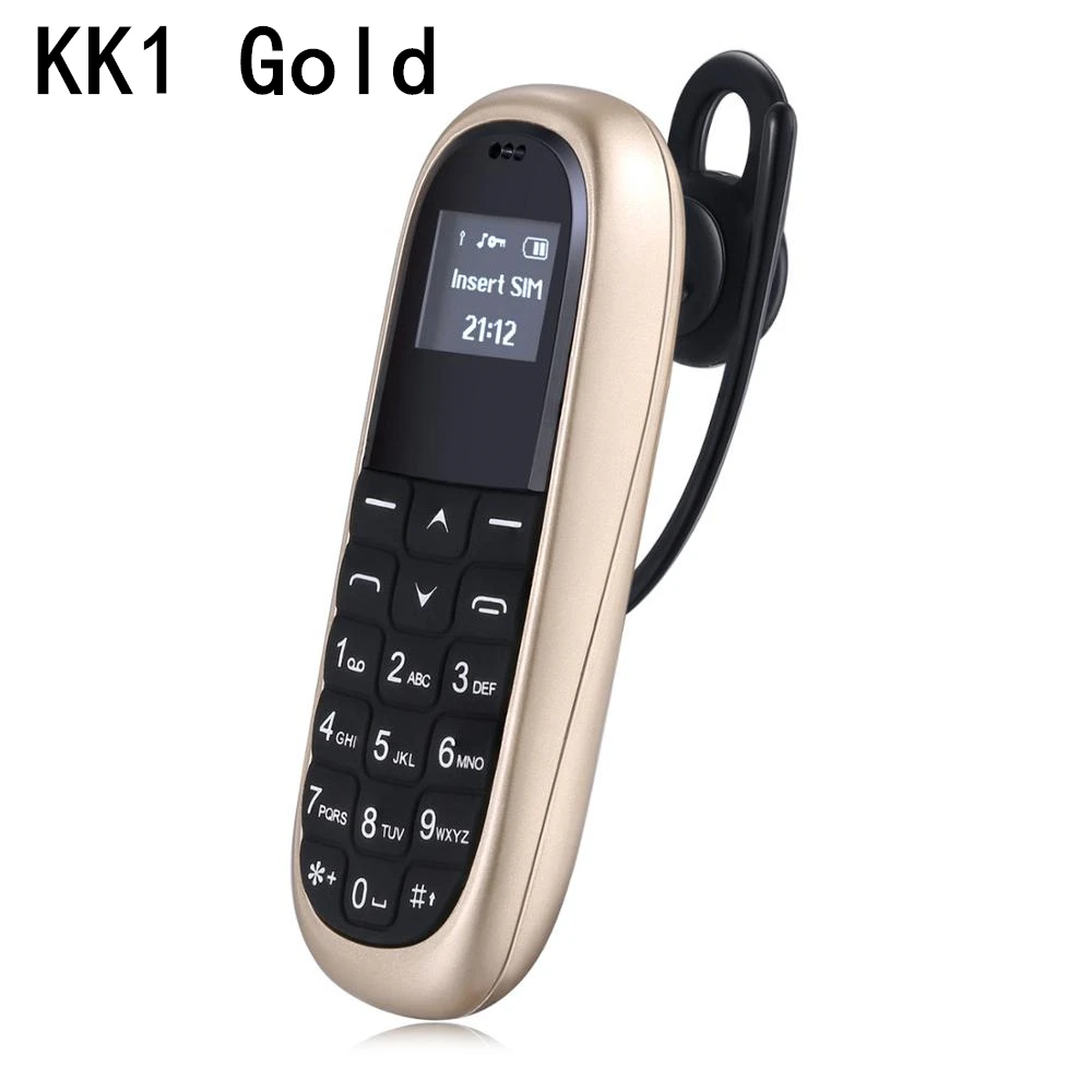 Ovisen KK1 KK2 bluetooth мини-наушники для мобильного телефона BT Dialer автоматический ответ на вызов волшебный голосовой обмен мобильный телефон PK BM50 BM70 BM10 - Цвет: Gold KK1