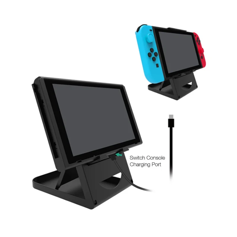 

Portable Multi-Angle Collapsible Lightweight Desk Stand Desktop Cradle for Nintendo Switch Host Console