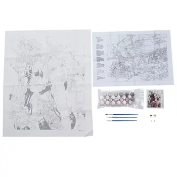 

DIY Oil Painting Paint By Number Kit Image Drawing On Canvas By Hand Coloring Arts Crafts & Sewing NEW Chinese Classical Beauty