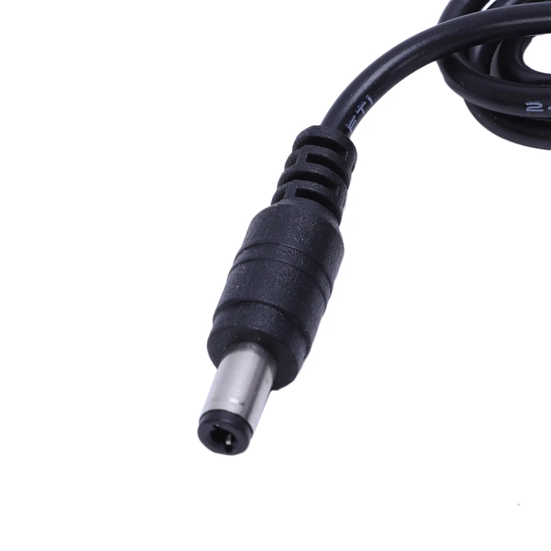 Розничная США Plug 100-240VAC до 5,5x2,5 мм 24VDC 1A кабель адаптера питания черный