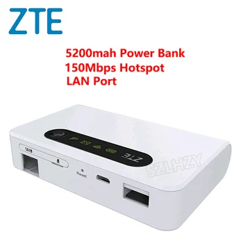 

Unlocked ZTE MF903 4G LTE Hotspot WiFi Router 5200mah Power Bank 150mbps MIFI with LAN Port 4G Modem PK E5770 MF885 E5885