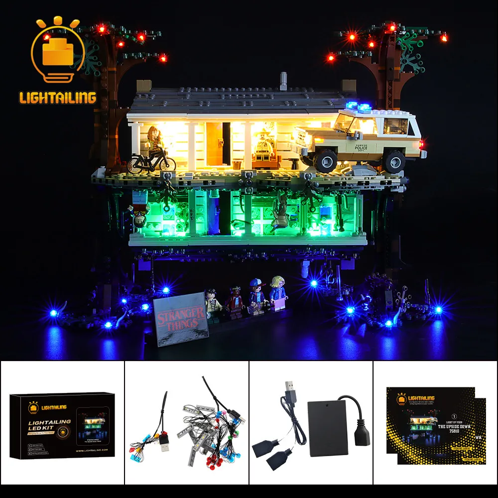 Lightailing Kit Luci A Led Per 75810 Stranger Things The Upside Down (Non Includere Il Modello)