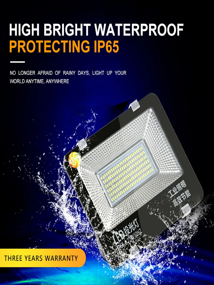 Пожизненная гарантия 500 Вт Светодиодный прожектор ip65 водонепроницаемый наружный светодиодный прожектор дневной свет белый AC170-245V светодиодные прожекторы