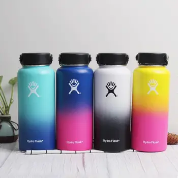 

Hydro Flask 32oz/40oz Tumbler Flask Vacuum Insulated Flask Stainless Steel Water Bottle Wide Mouth Outdoors Sports Bottle