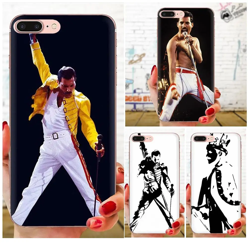 Мягкий ТПУ чехол Freddie Mercury для Huawei Honor Mate 7 7A 8 9 10 20 V8 V9 V10 V30 P40 G Lite Play Mini Pro P Smart|Бамперы|