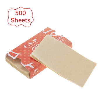 

500 Sheets Perm Papers for Hair Perm Rods Salon Hair Dye Paper Barber Tissue for Hot & Cold Hair Perming Tool