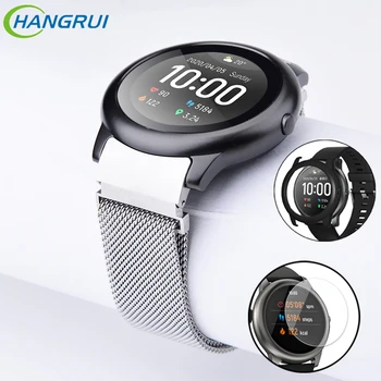 

Wrist Strap For Xiaomi Haylou Solar Strap Metal With Screen Protector Case Smart Watch Bracelet For Haylou Solar LS05 Strap