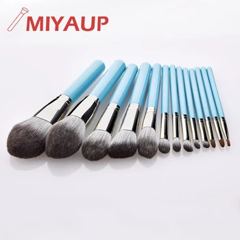 

Miyaup Light Blue Makeup Brushes New Arrival Fashion Soft Synthetic Hair Brushes Of Makeup