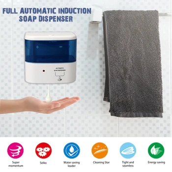 

Free Delivery 400/800ml Automatic induction Soap Dispenser Liquid Sensor Hand Washer Touchless for Kitchen bathroom accessories