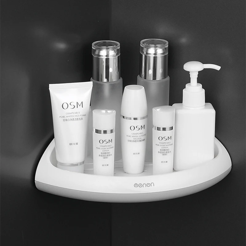 Bathroom Storage Rack Bathroom Shelf Shampoo Holder Wall Mounted Triangular Corner Shelf Bathroom Organizer Kitchen