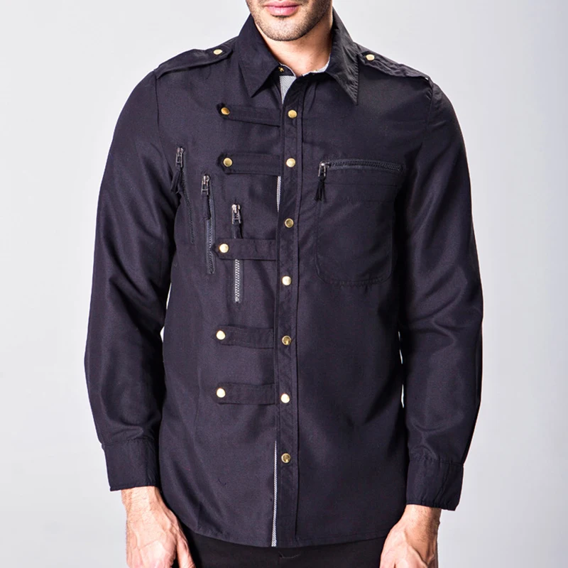 Brand Men Shirt 2022 Fashion Design 