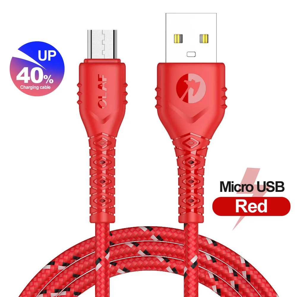 Micro USB кабель для Xiaomi Redmi Note 5 Pro шнур 2.4A Быстрая зарядка Microusb кабель для samsung Honor Android Micro Дата-кабель