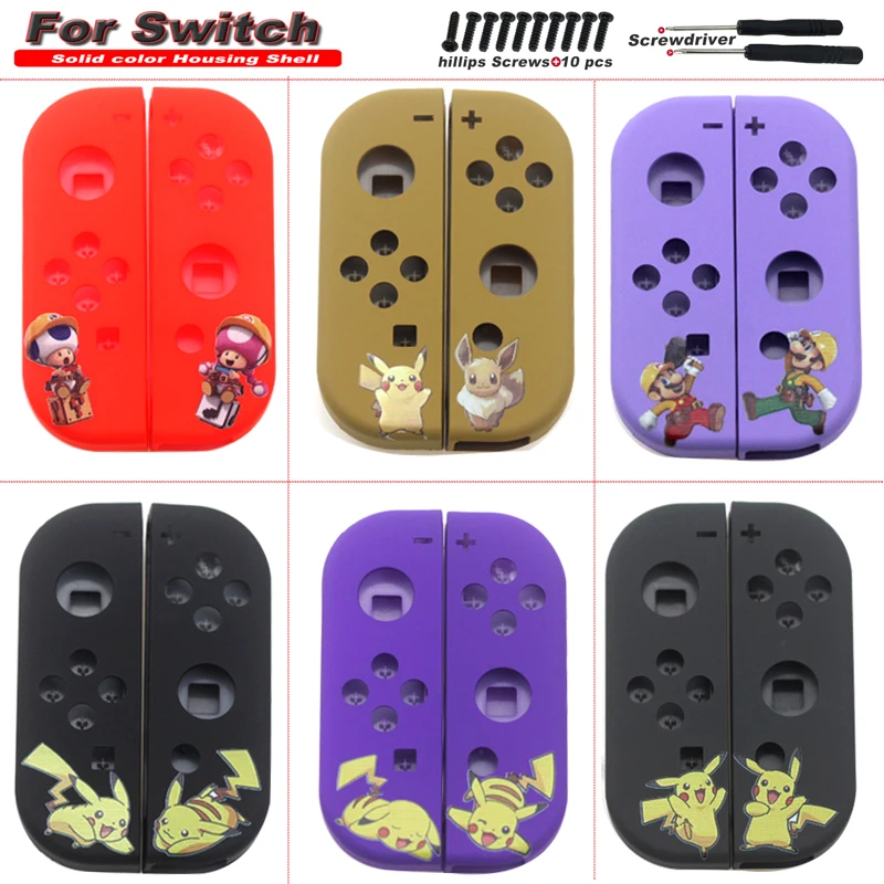 Чехол накладка для контроллера Nitendo 1 пара переключателей NS JoyCon Joy Con чехол Nintendo