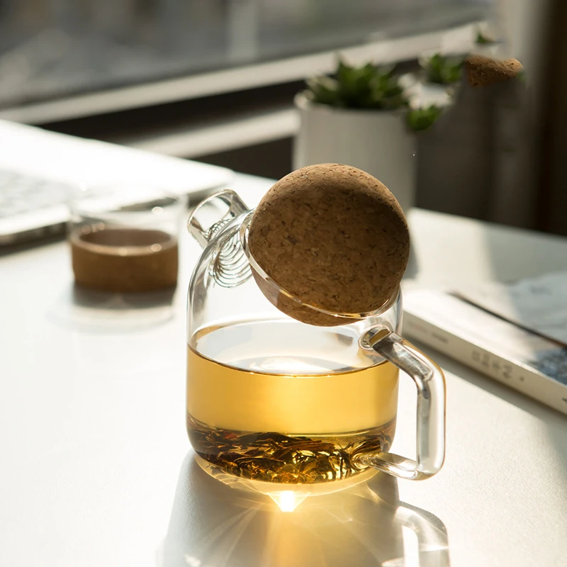 1L/1.8LTransparent Borosilicate Glass Teapot Heat-Resistant Large Clear Tea  Pot Flower Tea Set Puer Kettle Cup Office Home Tool - AliExpress